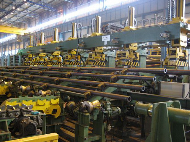 泰州无缝钢管厂家生产线